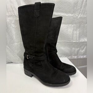 Hartjes Black Genuine Leather Women's Tall Boots size EU 6.5 / US 8.5